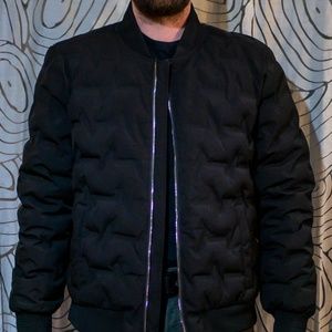 Karl Lagerfeld Heat Sealed Quilted Bomber